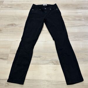 PAIGE Women 25 Jeans Verdugo Ankle Stretch Denim Pants Slim Black